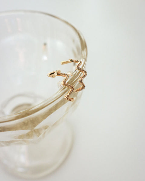 Serpent Suspender Earrings by The Hexad