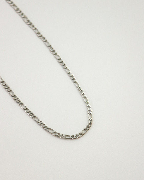 Silver plated chain link necklace - Ellipses chain by @thehexad