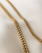 Square type golden chain necklace for layering | The Hexad Jewelry