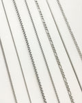 TheHexad's Silver chain necklace collection