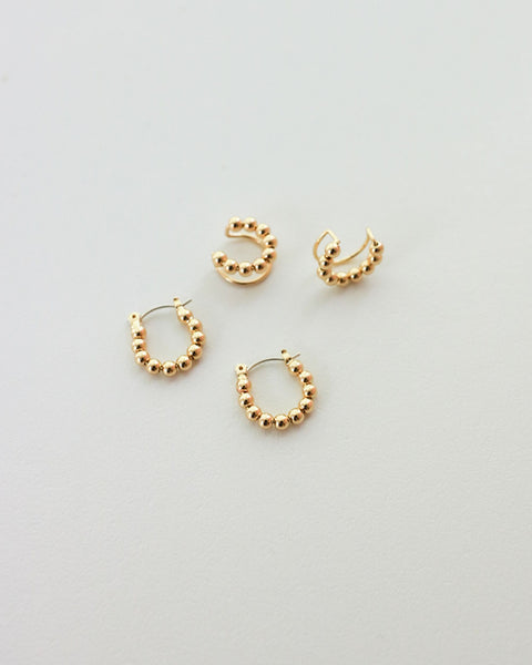 The Beaded Earrings set by The Hexad Jewelry