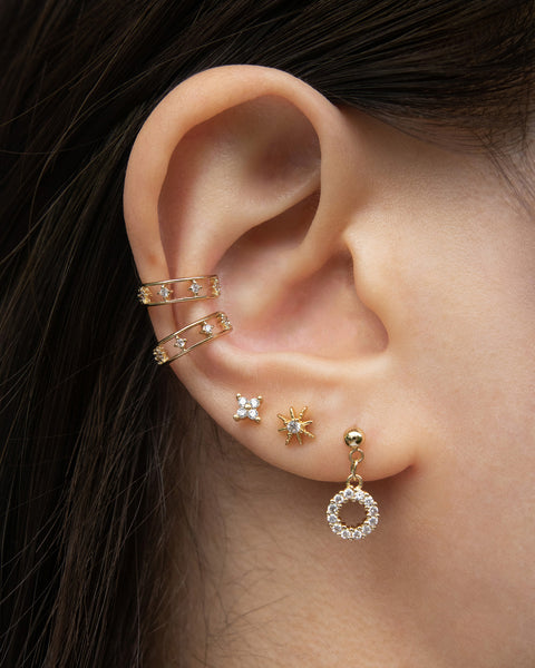 Stellar ear cuffs for a constellation inspired stack