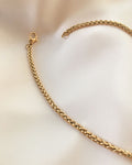Thick 18inches Woven Chain in Gold - The Hexad Jewelry