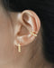 Two layer beaded ear cuffs for pierceless ears @thehexad