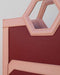 Uniquely design hexagonal cut out handle on two-tone tote bag - The Hexad