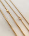 Vintage box chain necklace in varying thickness and length - The Hexad