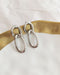 ZANDRA Interlink Earrings in Silver - The Hexad Jewelry