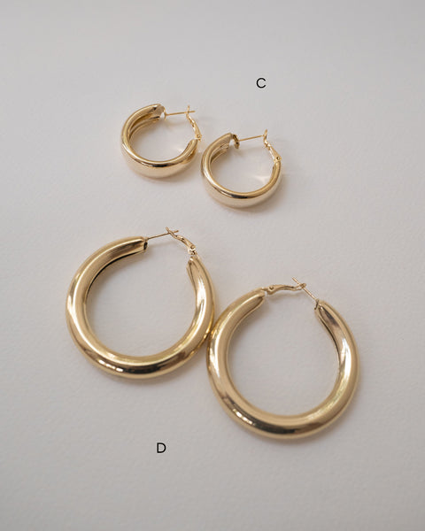 [Sample Sale] Big Hoops