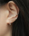 chic and simple sorbet huggie hoop earrings for everyday style