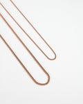 classic simple chain in a beautiful rose gold color - TheHexad
