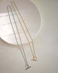 contemporary toggle necklace ideal for outfits with plunging necklines