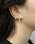 create your everyday ear stack with chic diamante earrings from the hexad label