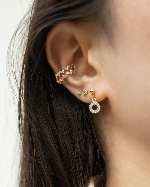curation of the bestselling gold and diamonds earrings from @thehexad