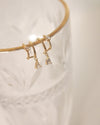 fairy style gold earrings for the dainty jewelry lovers