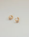 fashion hoop earrings sporting a chic 3d cluster of diamante