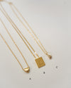 [Sample Sale] Gold Pendant Necklace