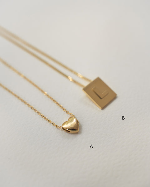 [Sample Sale] Gold Pendant Necklace