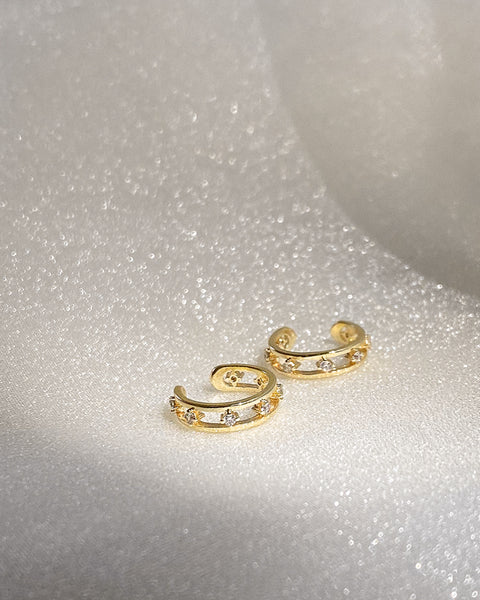 hollow ear cuffs with dreamy stars and diamonds @thehexad