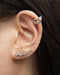 DYNASTY Ear Cuffs in Silver