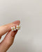lattice pearl ear studs for chic sophistication @thehexad
