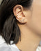 modern ear party look with cult ear cuff and brand new garden of eden stud earrings in gold