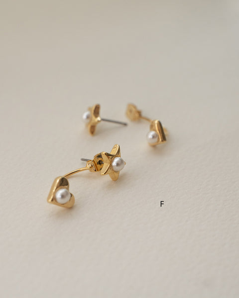 [Sample Sale] Multi Pearl Drop Earrings