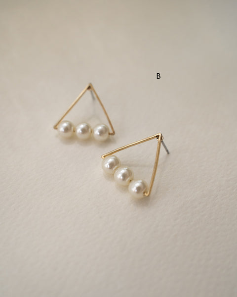 [Sample Sale] Multi Pearl Drop Earrings