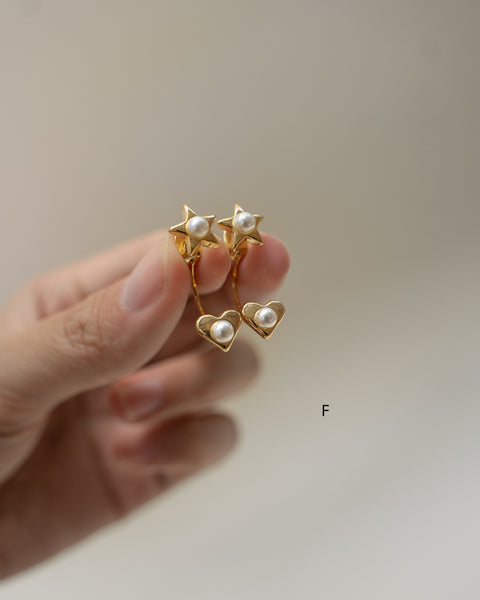[Sample Sale] Multi Pearl Drop Earrings