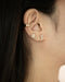 petite pearl stud earrings by The Hexad jewellery
