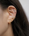 shiny ear stack idea featuring nirvana star ear cuffs and aura diamond ear cuffs by the hexad