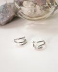 BABY TRIO Hoops in Silver
