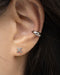 simple chic ear stack featuring bestseller cult ear cuff and fleur stud earring in silver