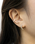 single piercing ear stack by the hexad