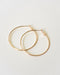 [Sample Sale] Skinny Gold Hoops