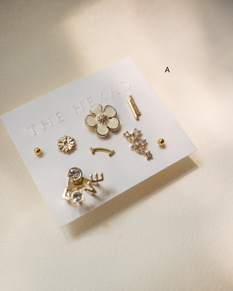 [Sample Sale] Ear Studs Set of 8