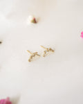 stunning olive branch stud earrings from the hexad botanical collection garden of eden