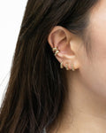 style inspiration for ways to wear multiple hoop earrings @thehexad