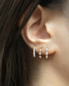 stylish and classic huggie hoop earrings for all seasons from accessories brand the hexad
