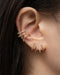 the best way to curate ear party for ears with only one piercing